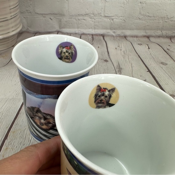 Elegant Yorkies Mug by Danbury Mint Shopping surprise & sitting pretty collector - Picture 6 of 7